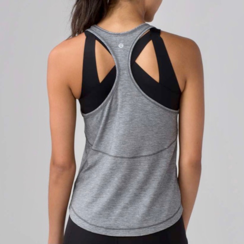 Lululemon long distance tank, *navy color*, sz 2